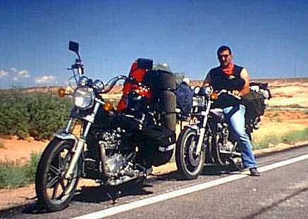 Ralph and his Kawasaki